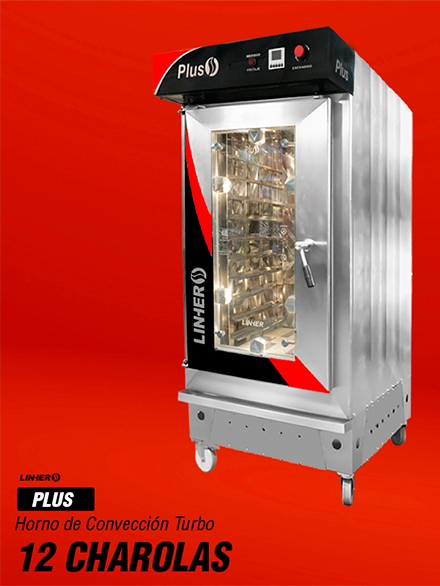 Horno linher plus 12 charolas
