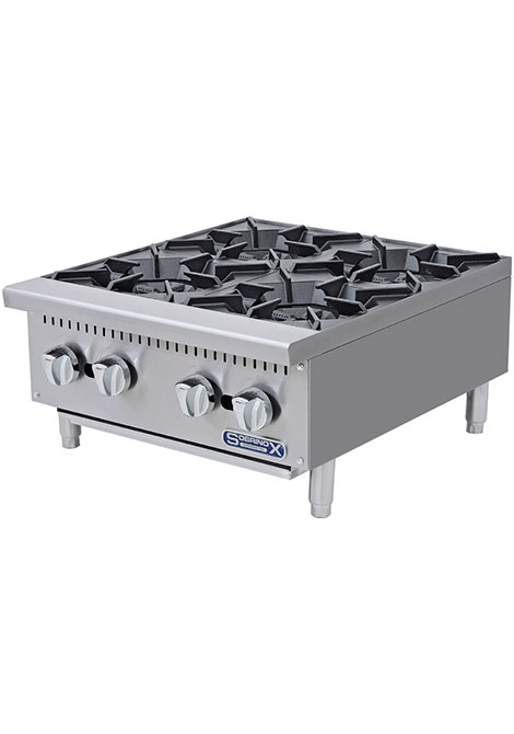parrilla 4 quemadores