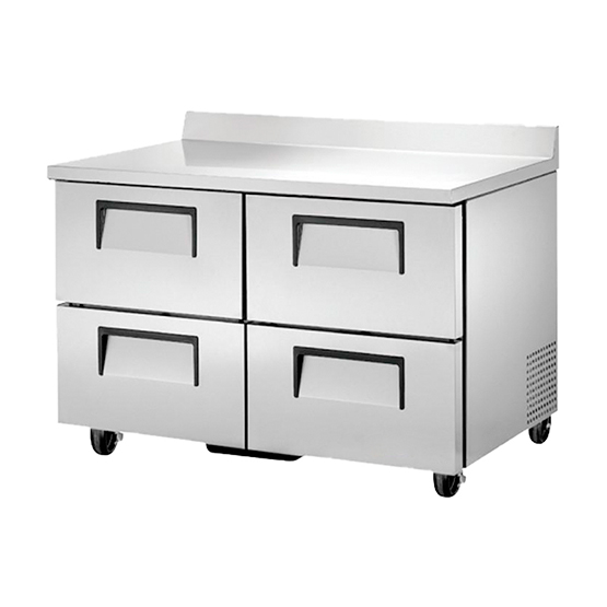 Mesa de trabajo con base refrigerada