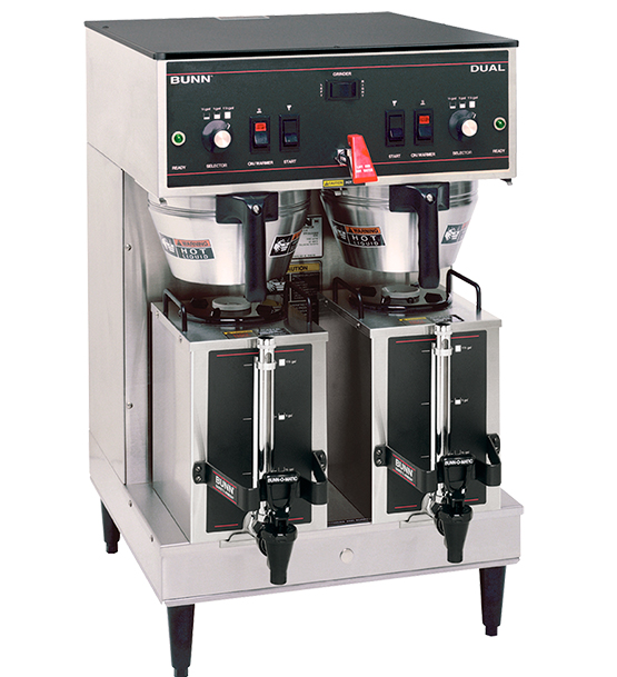 Maquina cafetera bunn dual