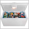 Congelador tapa Cofre frigidaire FGCH20M7LW