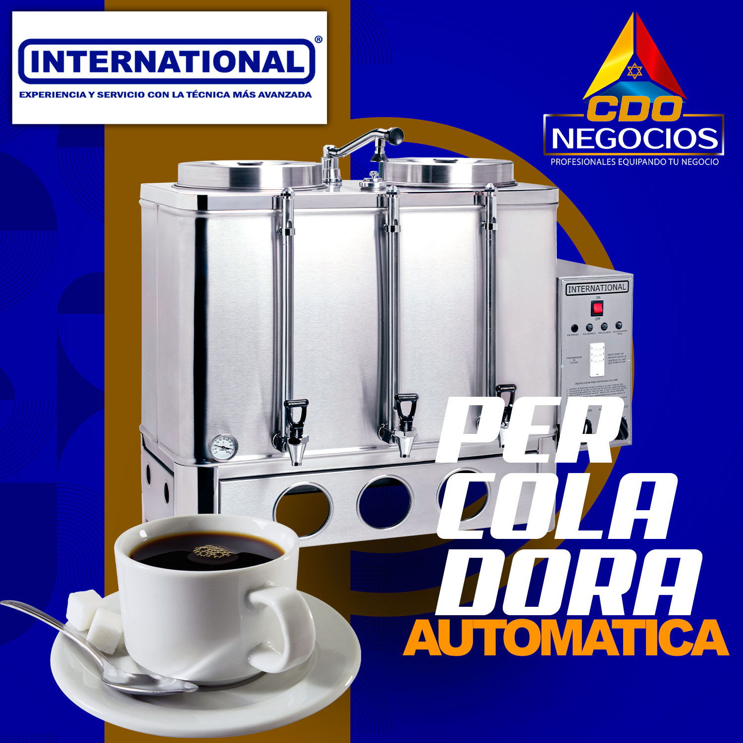 Percoladora automatica international