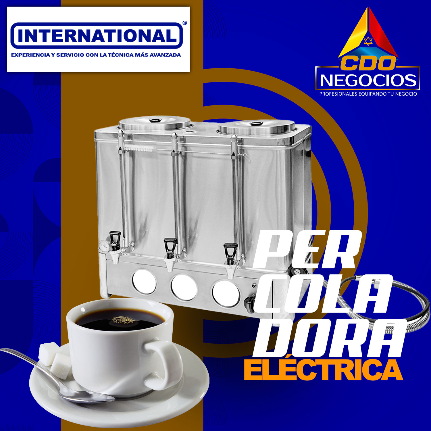 Percoladora eléctrica international