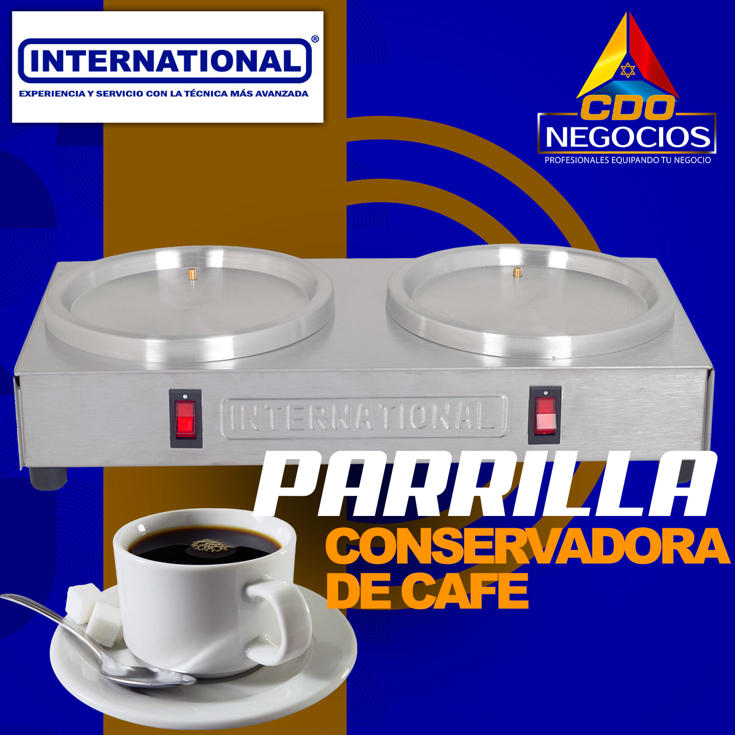 parrilla conservadora de cafe international