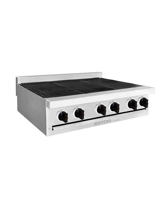Asador triple 3 secciones EM3-3A mayora international