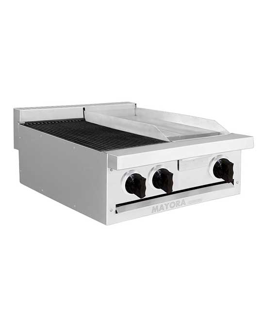 Asador mas plancha EM2 1A+1P mayora international