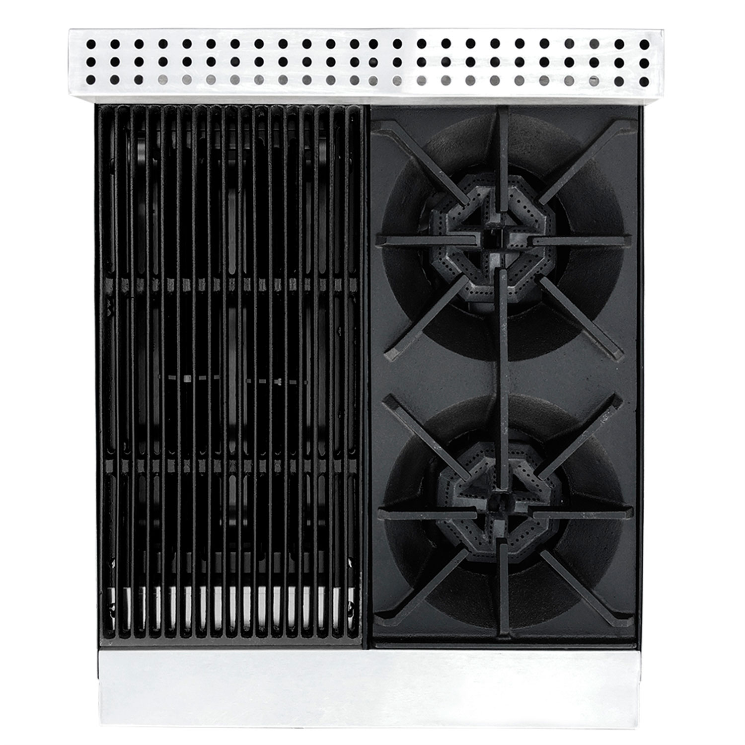 Estufa modular asador + quemadores international - Mayora