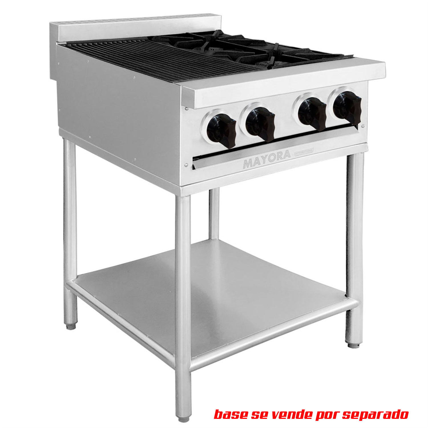 Estufa modular asador + quemadores international - Mayora