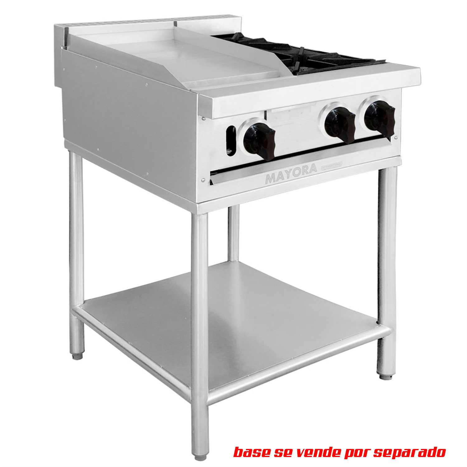 Estufa modular plancha + quemador international - Mayora