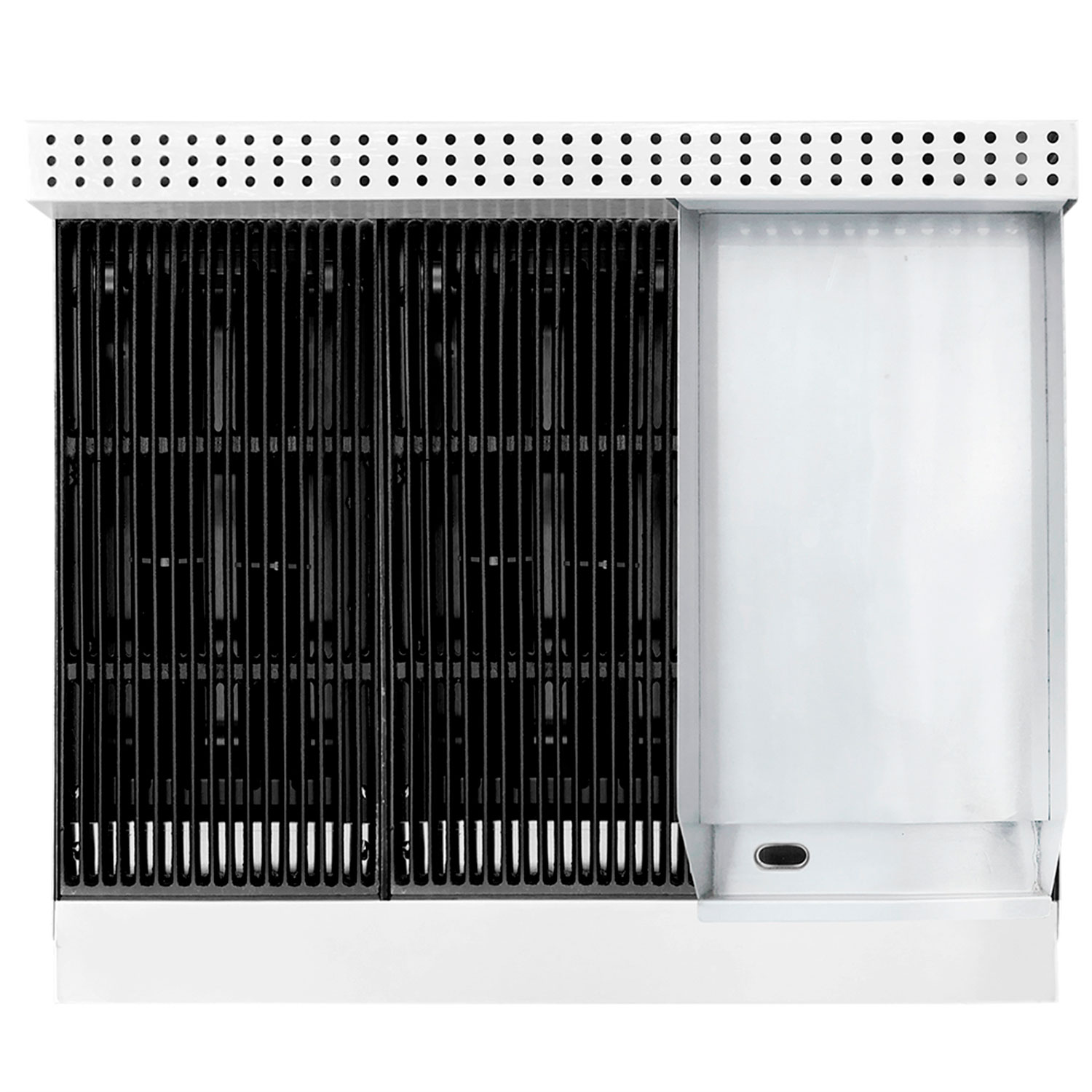 Estufa modular 2 secciones de asador + 1 seccion de plancha international - Mayora