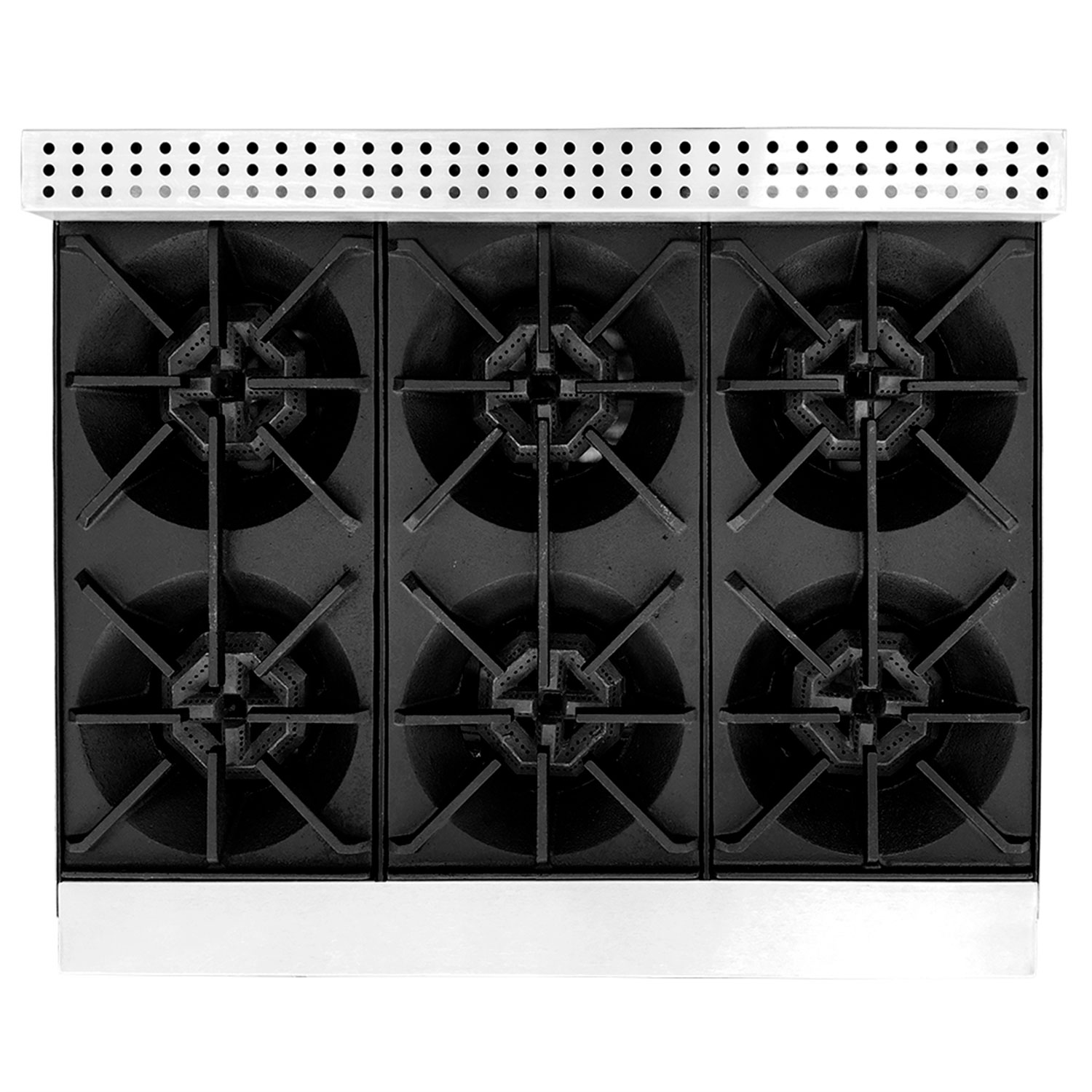 Estufa modular triple seccion de quemadores international - Mayora