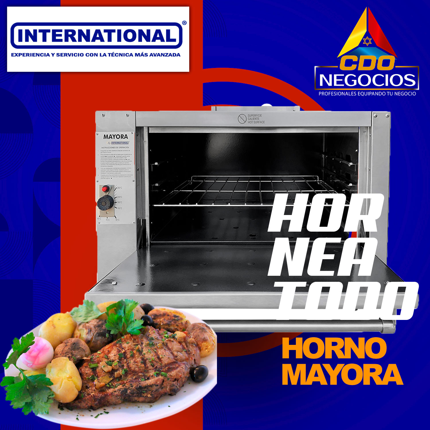 Horno mayora HM-1 international