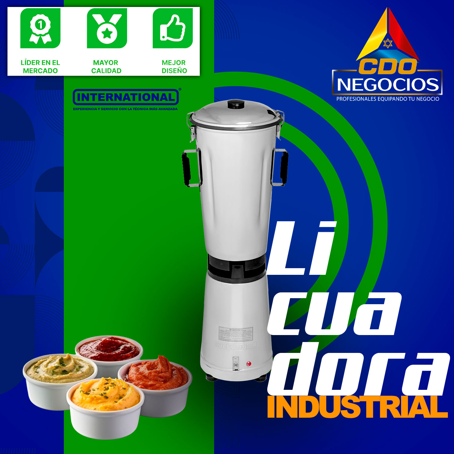 Licuadora industrial international 17 litros
