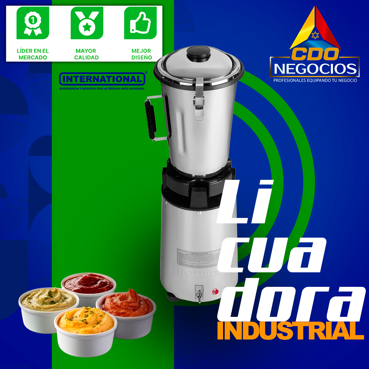 Licuadora industrial international 3 litros