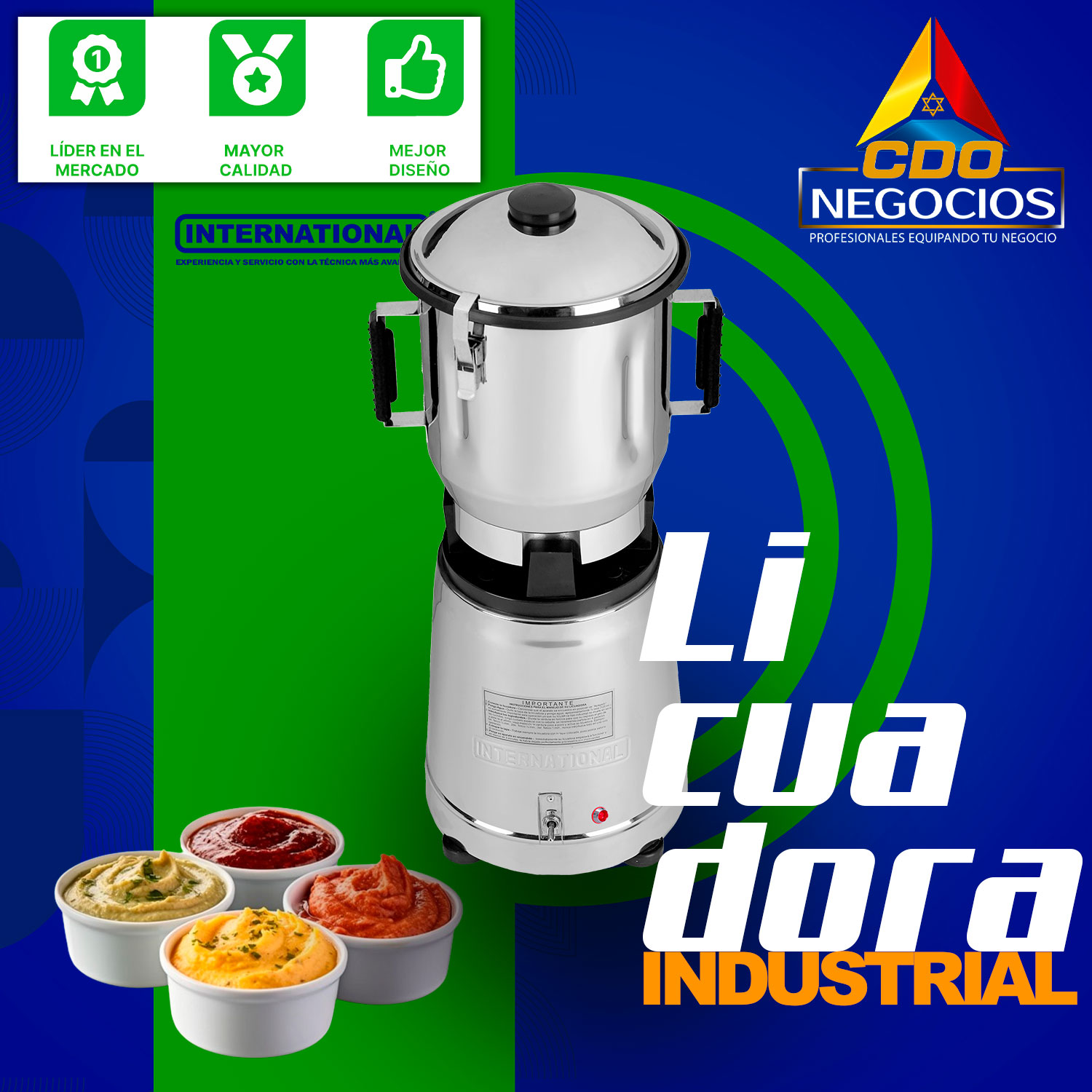 Licuadora industrial international 5 litros