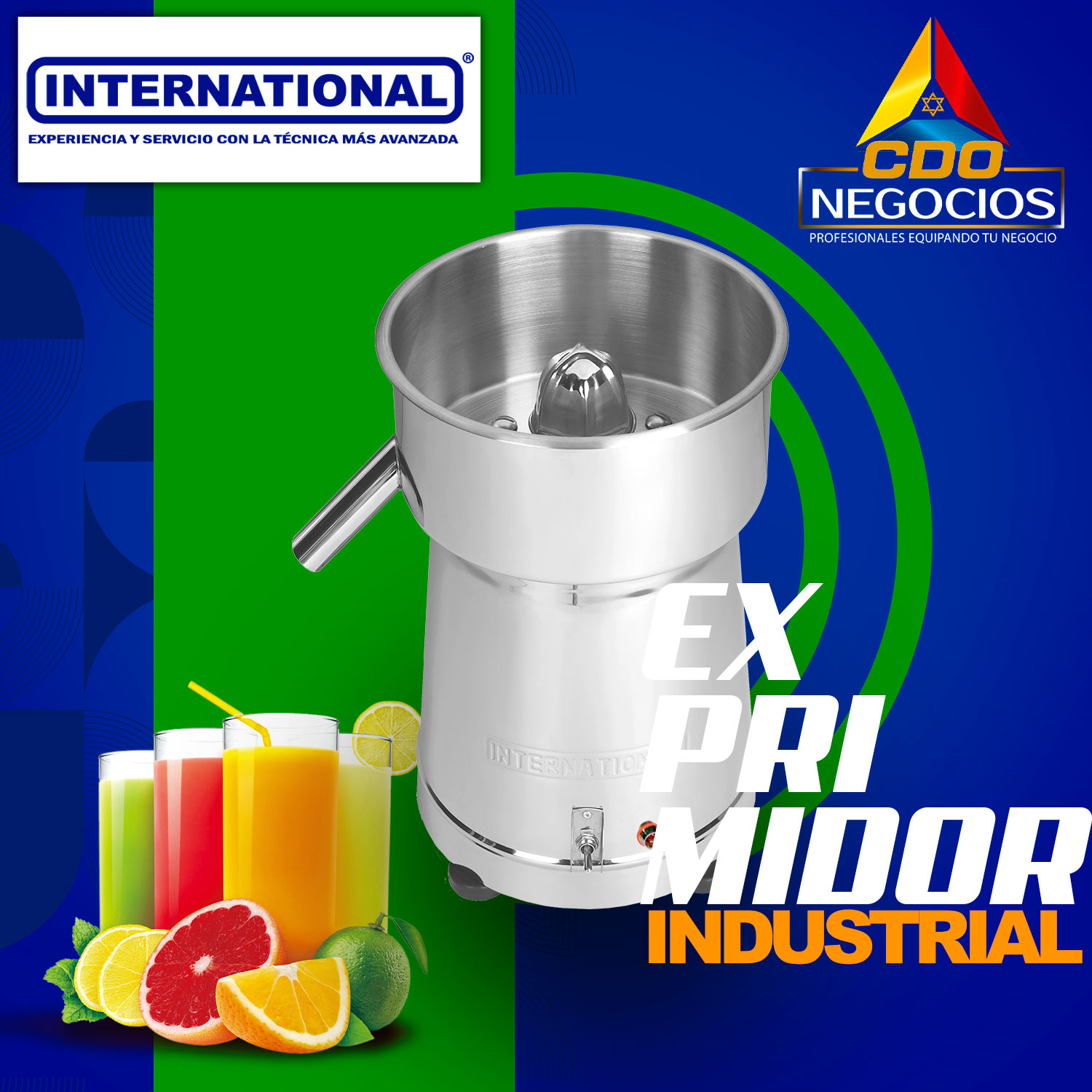 Exprimidor de citricos international