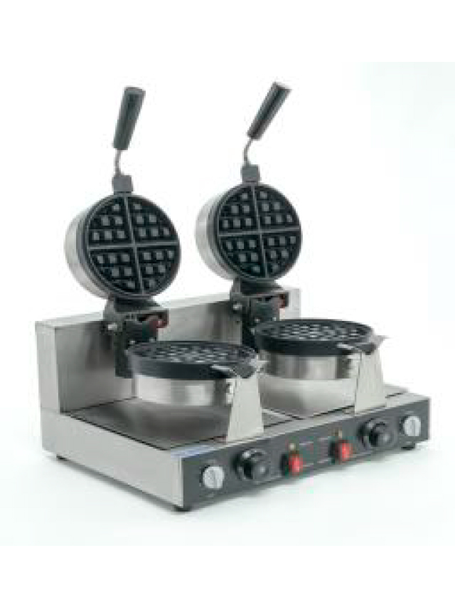  WAFFLERA BELGA GIRATORIA DOBLE MARCA MIGSA MODELO FB-UWBX2