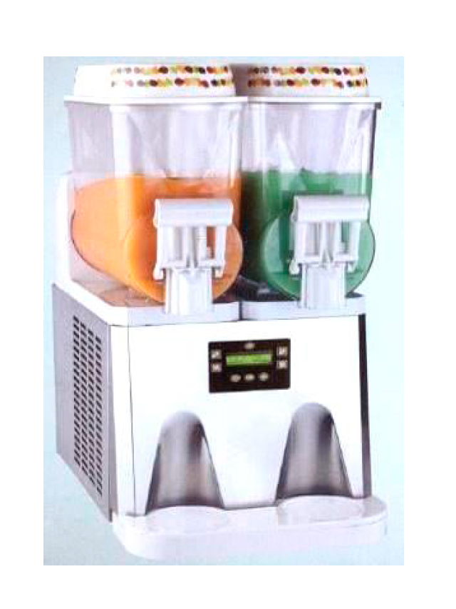 GRANITA 2 TAZONES DE 12 LTS. DIGITAL MARCA MIGSA MODELO NL-XRJ-12X2M