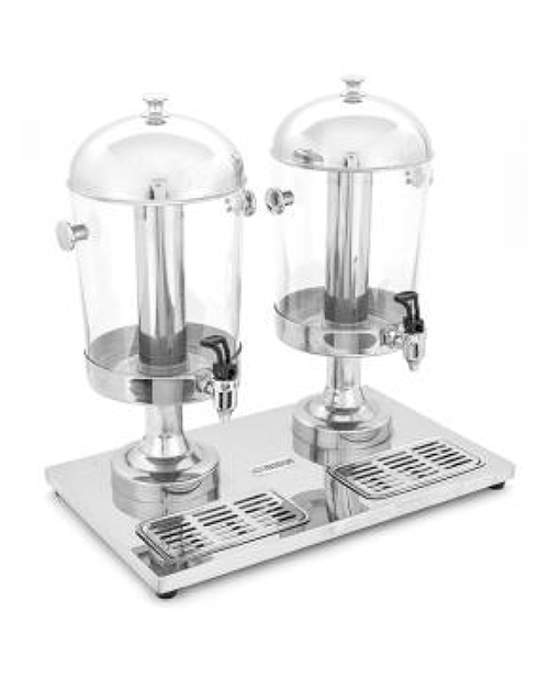 DESPACHADOR DE JUGOS DE 2 TANQUES CON CAPACIDAD DE 8 LITROS CADA UNO MARCA MIGSA MODELO AH-ZCF302B