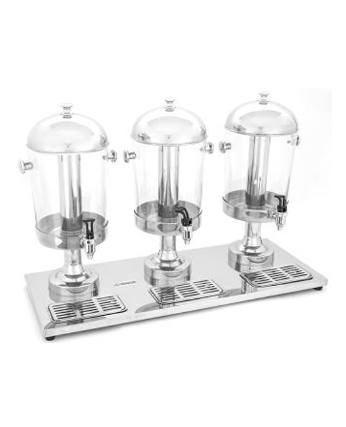 DESPACHADOR DE JUGOS DE 3 TANQUES CON CAPACIDAD DE 8 LITROS CADA UNO MARCA MIGSA MODELO AH-ZCF303B