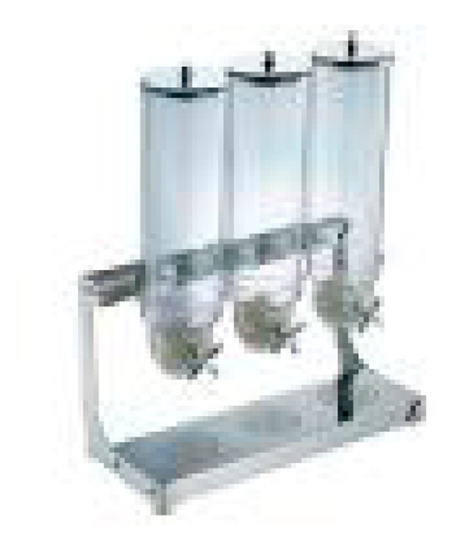DESPACHADOR DE CEREALES 3 CILINDROS CON CAPACIDAD DE 4 LITROS CADA UNO MARCA MIGSA MODELO DC-MP-3