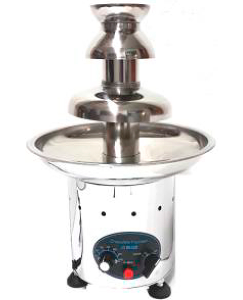 FUENTE DE CHOCOLATE PROFESIONAL DE 3 CASCADAS MARCA MIGSA MODELO HE-CF-21A