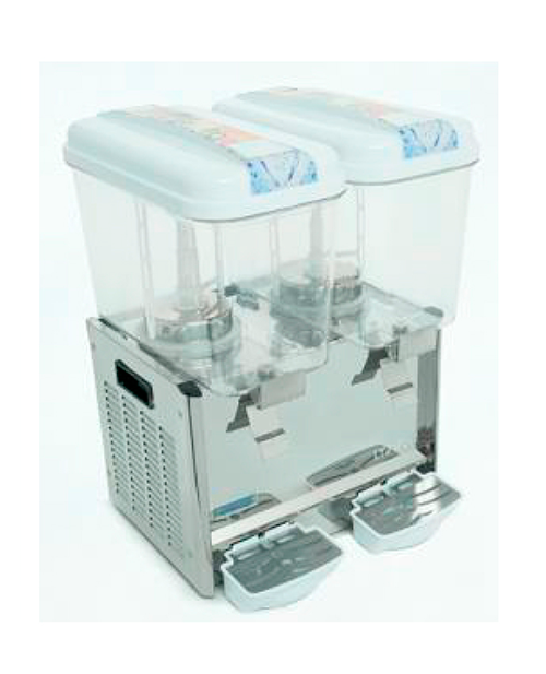 ENFRIADOR DE AGUAS FRESCAS DE 3 TANQUES DE 15 CADA UNO LITROS MARCA MIGSA MODELO NL-LYP-2X18