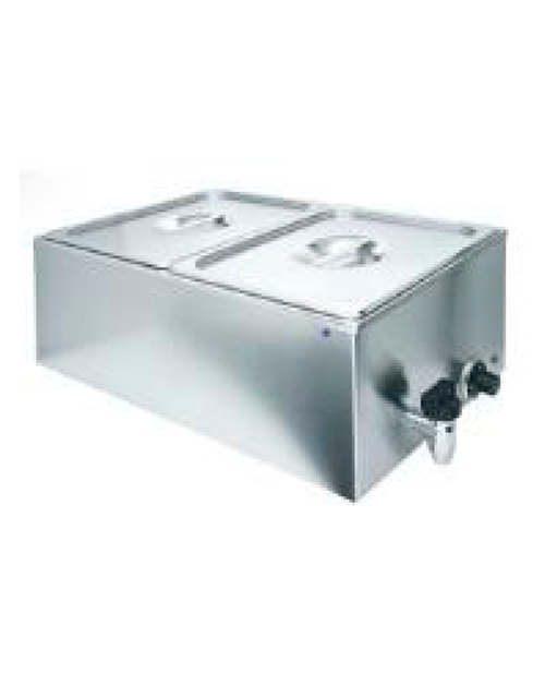 BAÑO MARIA ELÉCTRICO CON 2 INSERTO MEDIOS MARCA MIGSA MODELO AH-ZCK165AT-2