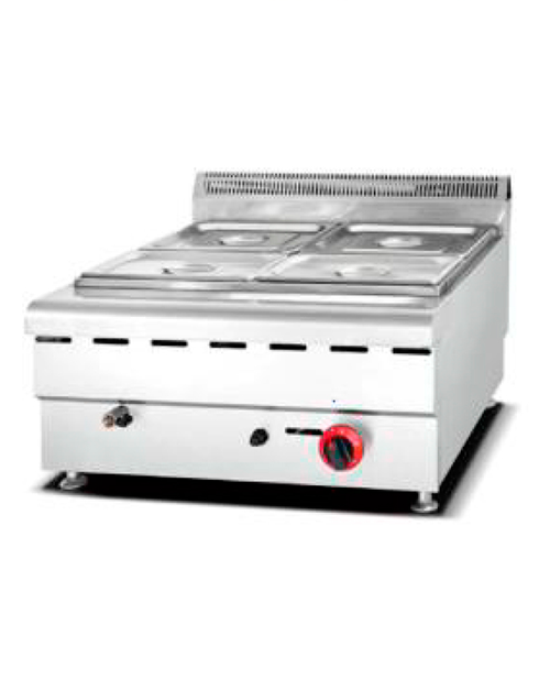 PLANCHA LISA DE ACERO C/R, 2 QUEMADORES A GAS MARCA MIGSA MODELO BB-HGF-609