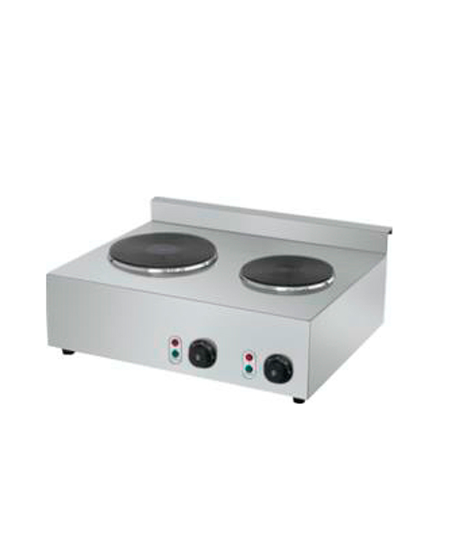 PARRILLA ELÉCTRICA DE DOS SECCIÓNES MARCA MIGSA MODELO BB-HSC-2205