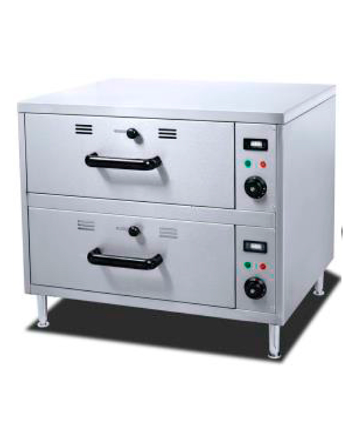 CALENTADOR DE ALIMENTOS 2 CAJONES ELÉCTRICO MARCA MIGSA MODELO BB-HW-82