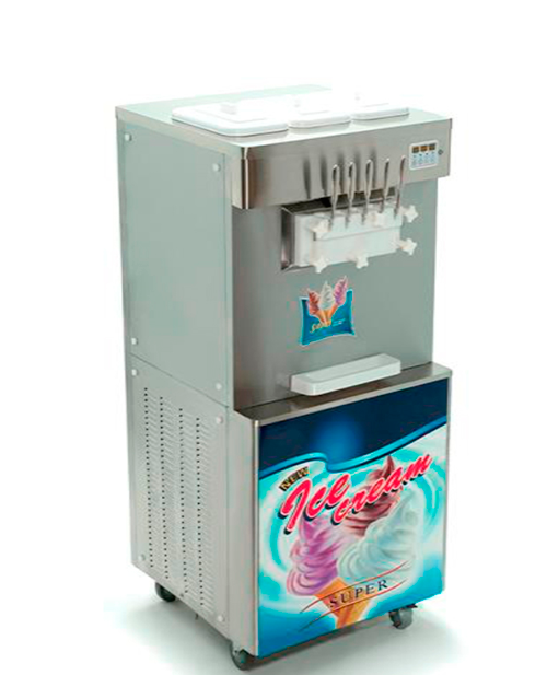 Máquina de helado suave 3 sabores 2 combinados tc-bql-a33-m
