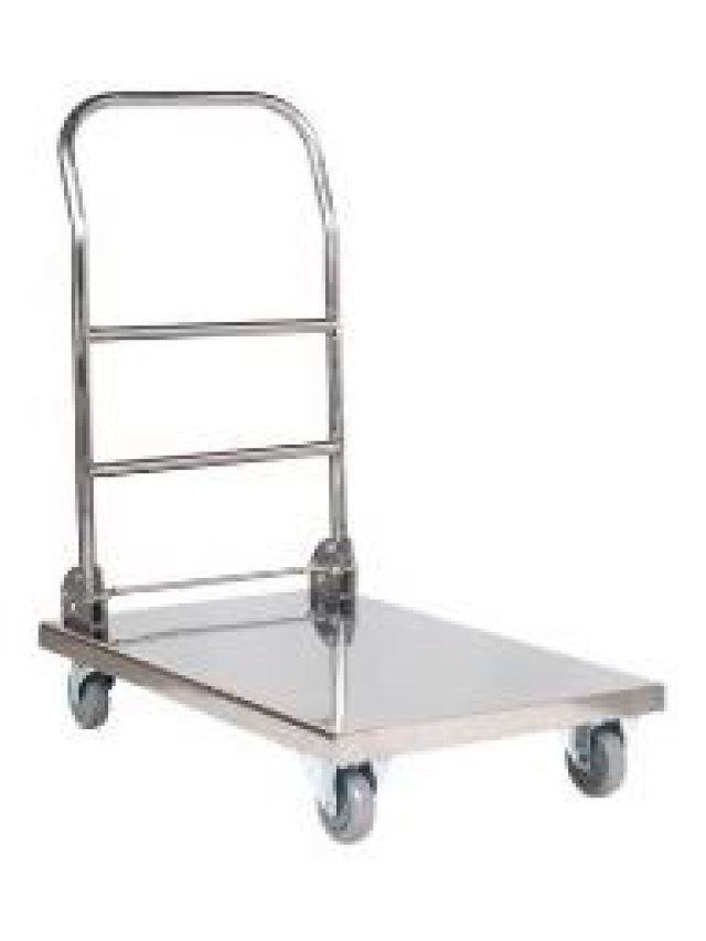 Carro plataforma en acero inoxidable se-ft-b