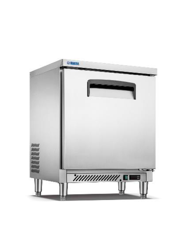 Mesa fria refrigerada de trabajo 1 puerta be-cu-27c-1