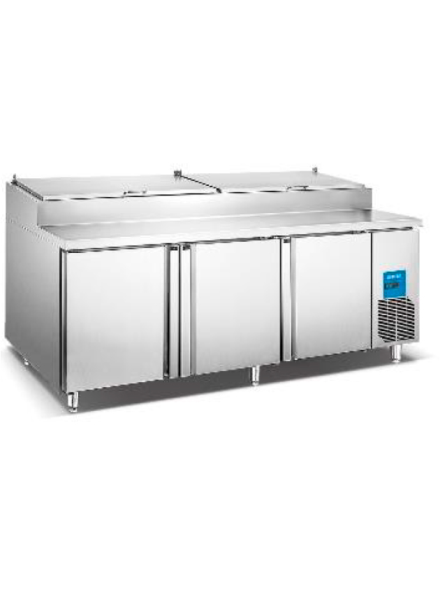Mesa para la preparacion de pizzas be-picl-3