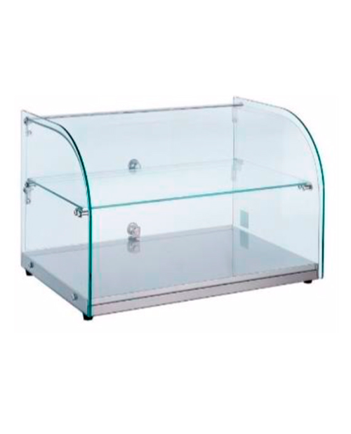 Vitrina exhibidora netral cristal curvo nr-rtz-45l