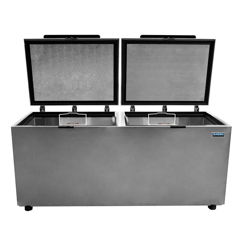 Congelador tapa cofre chc-25 inox
