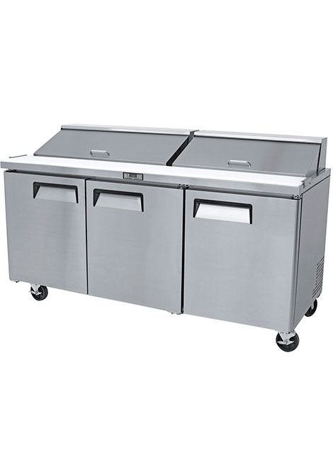 Mesa para preparar ensaladas