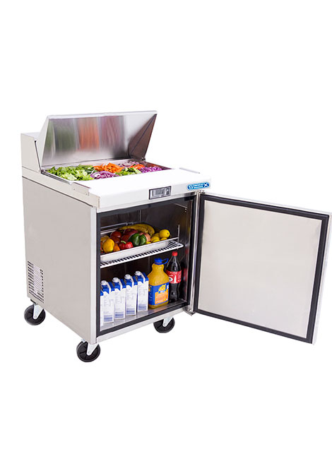 Mesa para preparar ensaladas