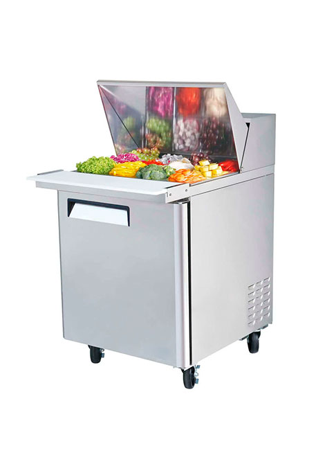 Mesa para preparar ensaladas