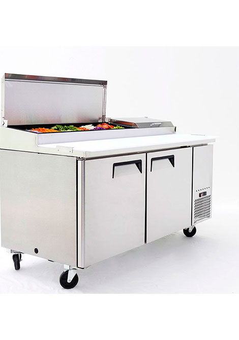 Mesa para preparar pizzas