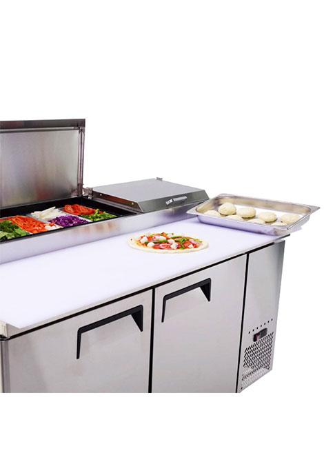 Mesa para preparar pizzas