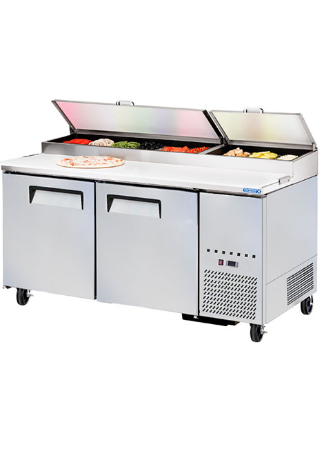 Mesa para preparar pizzas